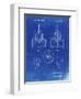 PP880-Faded Blueprint Hole Saw Patent Poster-Cole Borders-Framed Premium Giclee Print