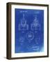 PP880-Faded Blueprint Hole Saw Patent Poster-Cole Borders-Framed Giclee Print