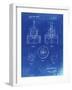 PP880-Faded Blueprint Hole Saw Patent Poster-Cole Borders-Framed Giclee Print