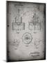 PP880-Faded Grey Hole Saw Patent Poster-Cole Borders-Mounted Giclee Print