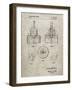 PP880-Sandstone Hole Saw Patent Poster-Cole Borders-Framed Giclee Print