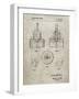 PP880-Sandstone Hole Saw Patent Poster-Cole Borders-Framed Giclee Print