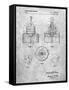 PP880-Slate Hole Saw Patent Poster-Cole Borders-Framed Stretched Canvas