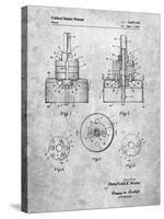 PP880-Slate Hole Saw Patent Poster-Cole Borders-Stretched Canvas