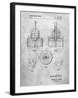 PP880-Slate Hole Saw Patent Poster-Cole Borders-Framed Giclee Print