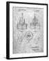 PP880-Slate Hole Saw Patent Poster-Cole Borders-Framed Giclee Print