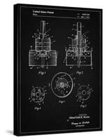 PP880-Vintage Black Hole Saw Patent Poster-Cole Borders-Stretched Canvas