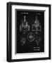 PP880-Vintage Black Hole Saw Patent Poster-Cole Borders-Framed Giclee Print