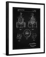 PP880-Vintage Black Hole Saw Patent Poster-Cole Borders-Framed Giclee Print