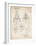 PP880-Vintage Parchment Hole Saw Patent Poster-Cole Borders-Framed Giclee Print
