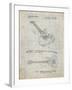 PP888-Antique Grid Parchment Ibanez Pro 540RBB Electric Guitar Patent Poster-Cole Borders-Framed Giclee Print