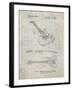 PP888-Antique Grid Parchment Ibanez Pro 540RBB Electric Guitar Patent Poster-Cole Borders-Framed Giclee Print