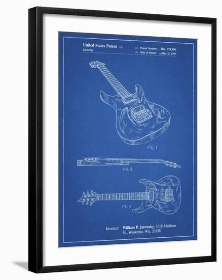 PP888-Blueprint Ibanez Pro 540RBB Electric Guitar Patent Poster-Cole Borders-Framed Giclee Print