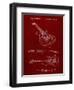 PP888-Burgundy Ibanez Pro 540RBB Electric Guitar Patent Poster-Cole Borders-Framed Giclee Print