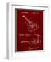 PP888-Burgundy Ibanez Pro 540RBB Electric Guitar Patent Poster-Cole Borders-Framed Giclee Print