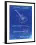 PP888-Faded Blueprint Ibanez Pro 540RBB Electric Guitar Patent Poster-Cole Borders-Framed Giclee Print