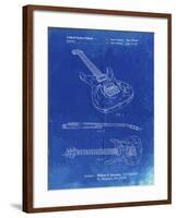 PP888-Faded Blueprint Ibanez Pro 540RBB Electric Guitar Patent Poster-Cole Borders-Framed Giclee Print