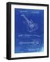 PP888-Faded Blueprint Ibanez Pro 540RBB Electric Guitar Patent Poster-Cole Borders-Framed Giclee Print