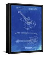 PP888-Faded Blueprint Ibanez Pro 540RBB Electric Guitar Patent Poster-Cole Borders-Framed Stretched Canvas