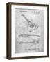 PP888-Slate Ibanez Pro 540RBB Electric Guitar Patent Poster-Cole Borders-Framed Giclee Print