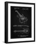 PP888-Vintage Black Ibanez Pro 540RBB Electric Guitar Patent Poster-Cole Borders-Framed Giclee Print