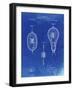 PP889-Faded Blueprint Ibanez Pro 540RBB Electric Guitar Patent Poster-Cole Borders-Framed Giclee Print