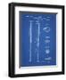 PP89-Blueprint Vintage Baseball Bat 1939 Patent Poster-Cole Borders-Framed Giclee Print