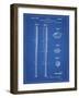 PP89-Blueprint Vintage Baseball Bat 1939 Patent Poster-Cole Borders-Framed Giclee Print