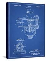 PP891-Blueprint Indian Motorcycle Carburetor Patent Poster-Cole Borders-Stretched Canvas
