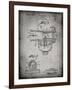 PP891-Faded Grey Indian Motorcycle Carburetor Patent Poster-Cole Borders-Framed Giclee Print