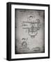 PP891-Faded Grey Indian Motorcycle Carburetor Patent Poster-Cole Borders-Framed Giclee Print