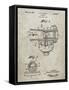 PP891-Sandstone Indian Motorcycle Carburetor Patent Poster-Cole Borders-Framed Stretched Canvas