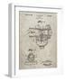 PP891-Sandstone Indian Motorcycle Carburetor Patent Poster-Cole Borders-Framed Giclee Print