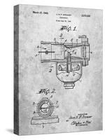 PP891-Slate Indian Motorcycle Carburetor Patent Poster-Cole Borders-Stretched Canvas