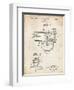 PP891-Vintage Parchment Indian Motorcycle Carburetor Patent Poster-Cole Borders-Framed Giclee Print