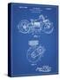 PP892-Blueprint Indian Motorcycle Drive Shaft Patent Poster-Cole Borders-Stretched Canvas