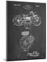 PP892-Chalkboard Indian Motorcycle Drive Shaft Patent Poster-Cole Borders-Mounted Giclee Print