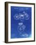 PP892-Faded Blueprint Indian Motorcycle Drive Shaft Patent Poster-Cole Borders-Framed Giclee Print