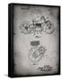 PP892-Faded Grey Indian Motorcycle Drive Shaft Patent Poster-Cole Borders-Framed Stretched Canvas