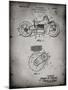 PP892-Faded Grey Indian Motorcycle Drive Shaft Patent Poster-Cole Borders-Mounted Giclee Print