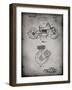 PP892-Faded Grey Indian Motorcycle Drive Shaft Patent Poster-Cole Borders-Framed Giclee Print