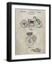 PP892-Sandstone Indian Motorcycle Drive Shaft Patent Poster-Cole Borders-Framed Giclee Print