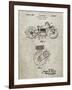 PP892-Sandstone Indian Motorcycle Drive Shaft Patent Poster-Cole Borders-Framed Giclee Print