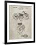 PP892-Sandstone Indian Motorcycle Drive Shaft Patent Poster-Cole Borders-Framed Giclee Print