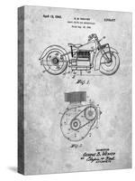 PP892-Slate Indian Motorcycle Drive Shaft Patent Poster-Cole Borders-Stretched Canvas