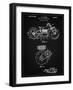 PP892-Vintage Black Indian Motorcycle Drive Shaft Patent Poster-Cole Borders-Framed Giclee Print