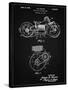 PP892-Vintage Black Indian Motorcycle Drive Shaft Patent Poster-Cole Borders-Stretched Canvas