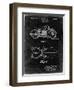 PP893-Black Grunge Indian Motorcycle Saddle Patent Poster-Cole Borders-Framed Giclee Print