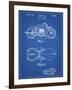 PP893-Blueprint Indian Motorcycle Saddle Patent Poster-Cole Borders-Framed Giclee Print