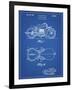 PP893-Blueprint Indian Motorcycle Saddle Patent Poster-Cole Borders-Framed Giclee Print